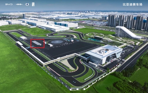 trường hợp công ty mới nhất về The Wheel Identifier of Hengliang Tech Installed at BYD All-Terrain Racing Center